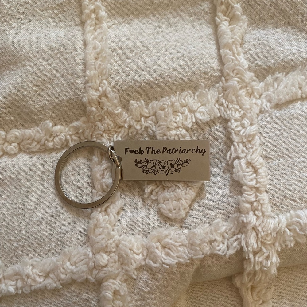 F the Patriarchy Keychain